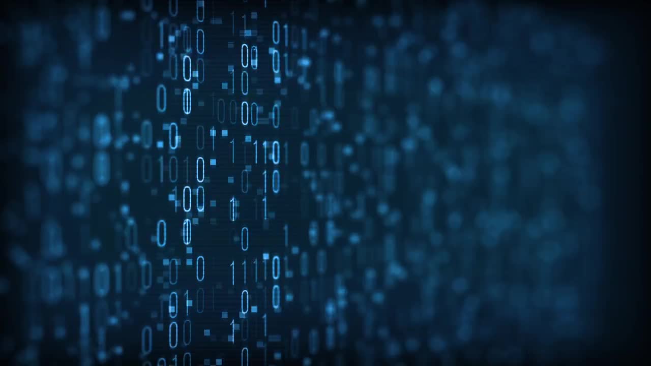 Binary Digital Data - Stock Motion Graphics | Motion Array