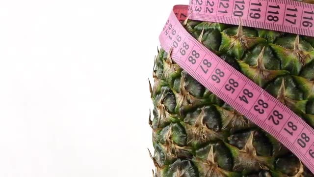 Pineapple and Measuring Tape Pack: Stock Video