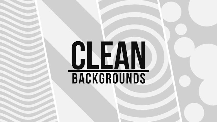 Clean Backgrounds: Stock Motion Graphics