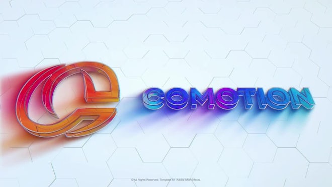 Colorful Glass Logo Freebies template preview