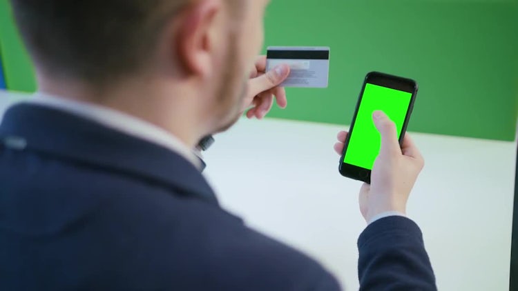 Paying Online With Phone: Stock Video