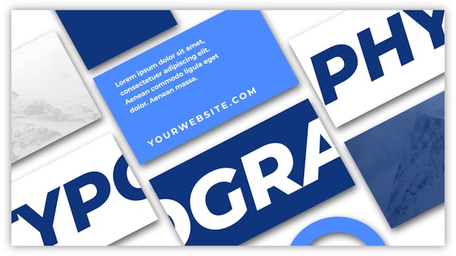 Modern Typography Freebies template preview