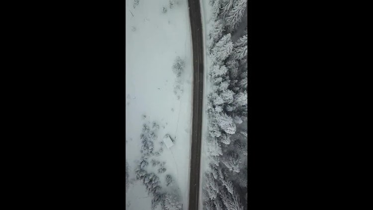 Vertical Footage Of A Car Driving: Stock Video