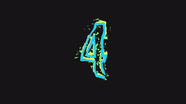 Liquid Digits Animation: Stock Motion Graphics