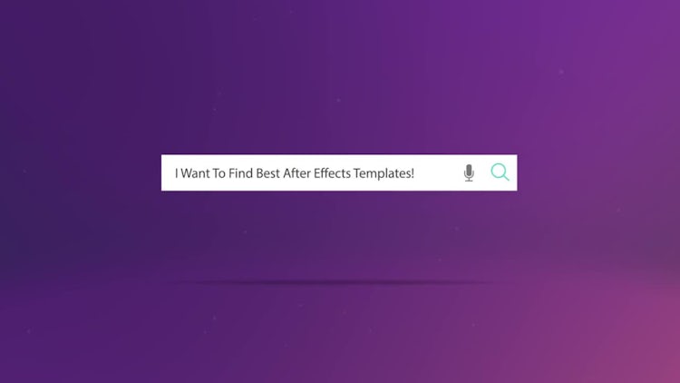 Search Logo Reveal: After Effects Templates
