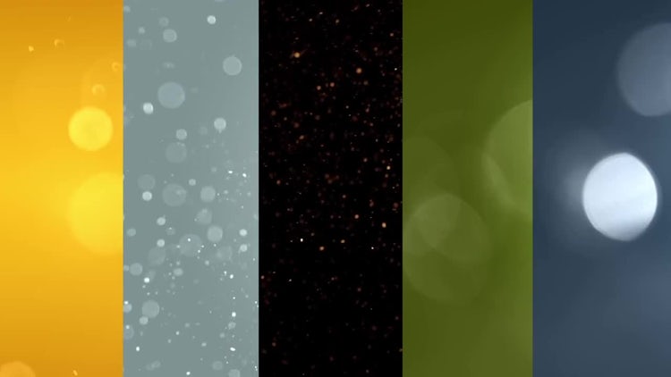 5 Particle Backgrounds: Stock Motion Graphics