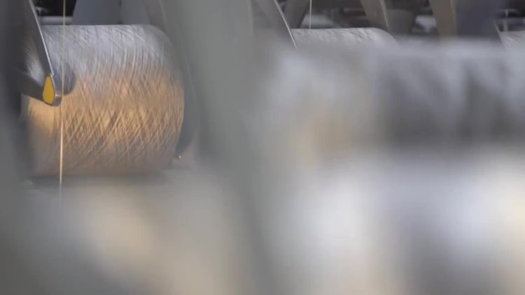 Weaving Factory 06: Stock Video
