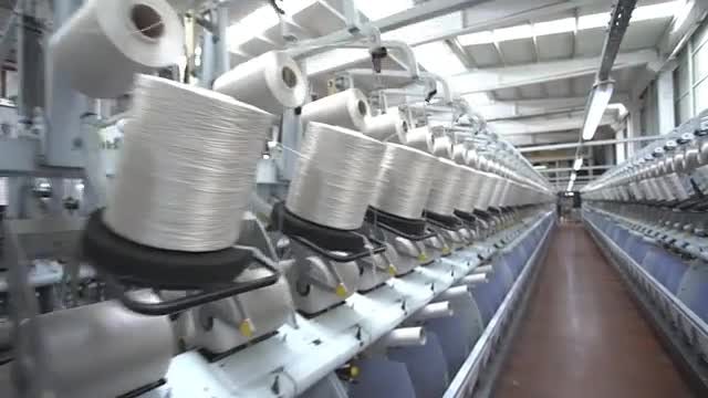 Weaving Factory 10: Stock Video
