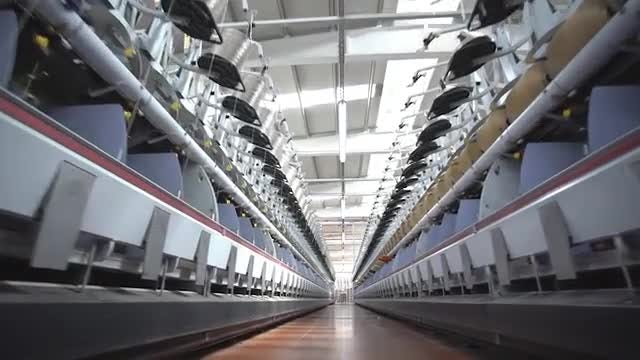 Weaving Factory 11: Stock Video