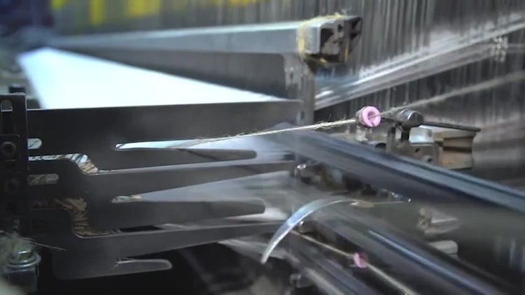 Textiles - Heavy Industrial Machinery: Stock Video