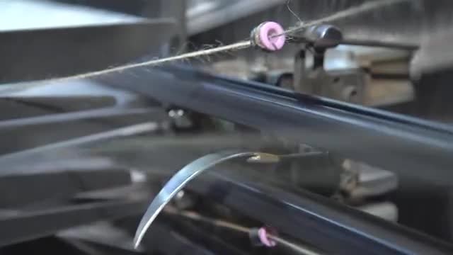 Textiles - Heavy Industrial Machinery: Stock Video