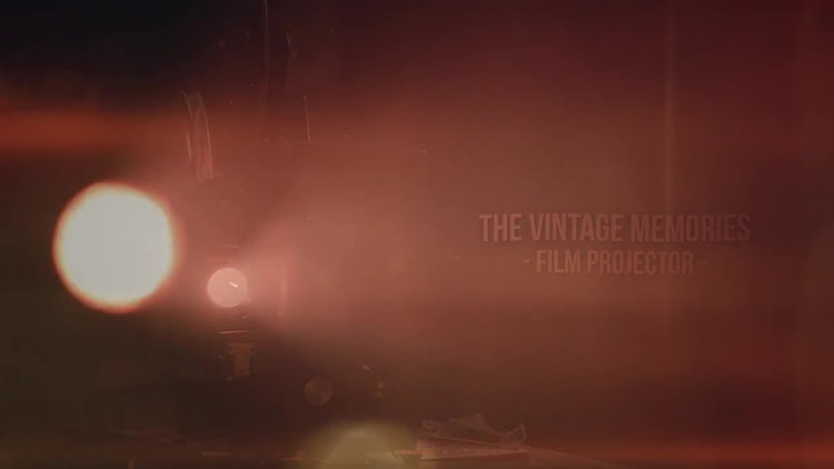 Vintage Memories - Film Projector: Premiere Pro Templates