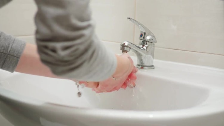 Washing Hands Thoroughly: Stock Video