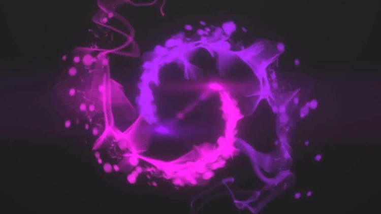 Abstract Particle Logo: Premiere Pro Templates