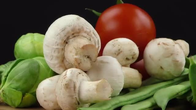 Healthy and Delicious Vegetables Mix: Stock Video