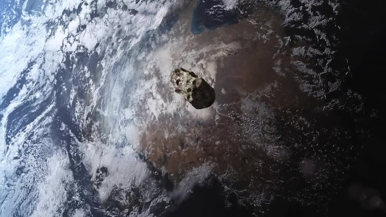 Asteroid Near Miss: Stock Motion Graphics