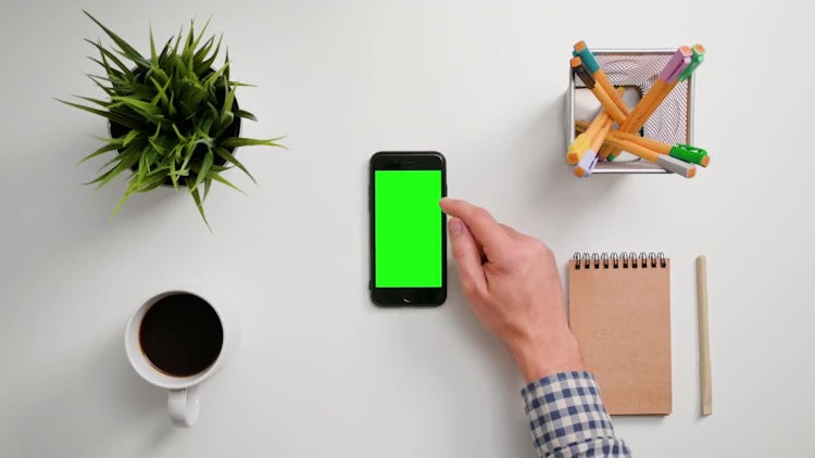 Man Scrolling On The Smartphone: Stock Video