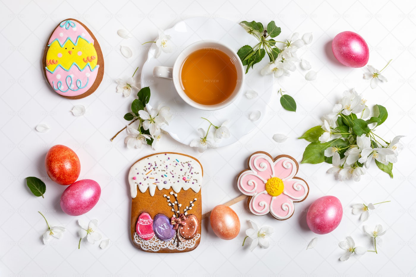 Easter Festive Arrangement: Stock Photos