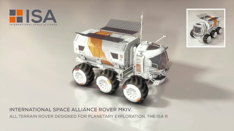 International Space Alliance Rover: Stock Motion Graphics