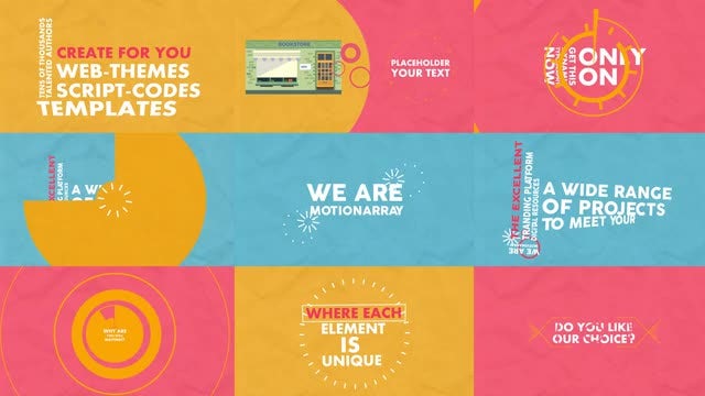 Dynamic/Kinetic Typography: After Effects Templates