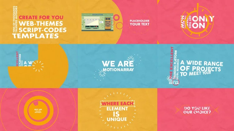 Dynamic/Kinetic Typography: After Effects Templates