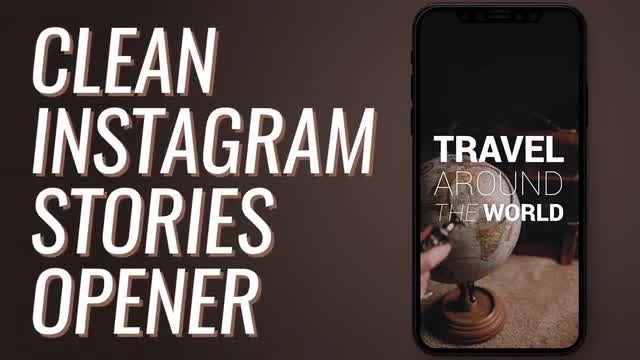 Clean Instagram Stories Opener: Premiere Pro Templates
