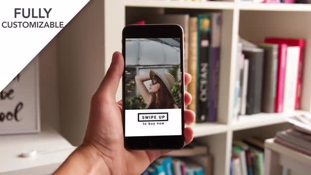 Instagram Swipe Up Stories: After Effects Templates
