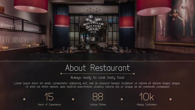 Restaurant Business Freebies template preview