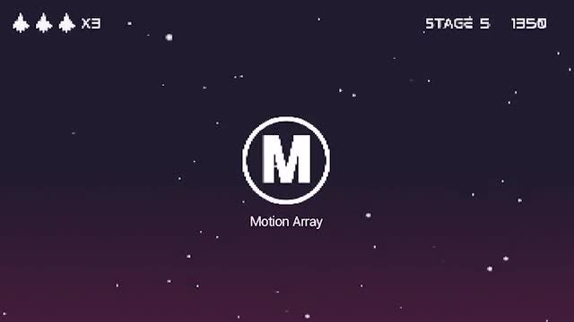 Retro Arcade Logo Reveal: After Effects Templates