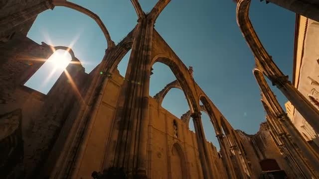 Convent In Lisbon, Portugal: Stock Video