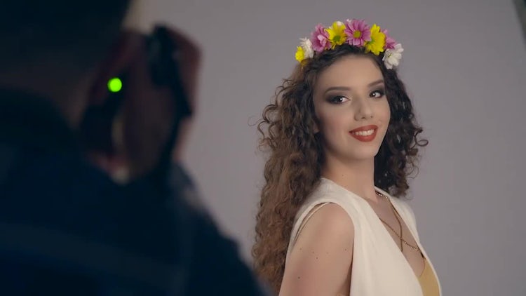 Fashion Photo Shoot - Goddess: Stock Video