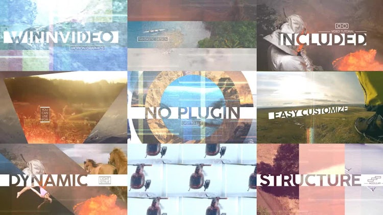 Dynamic Intro/Slideshow: After Effects Templates