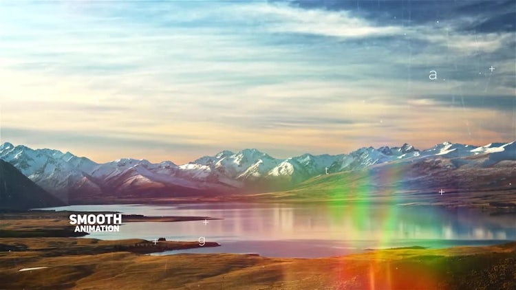 Clean Cinematic Slideshow: After Effects Templates