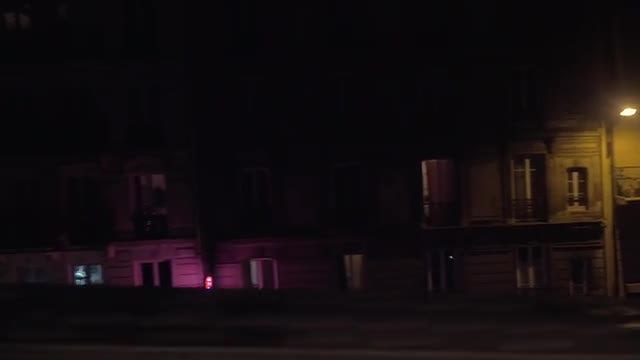 Train Passing By The City: Stock Video