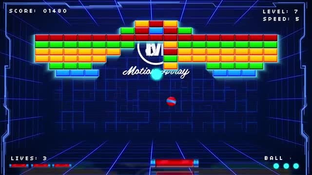 Retro Arcade Logo Reveal: After Effects Templates