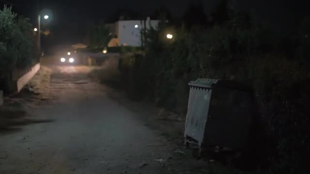 Car Driving At Night: Stock Video
