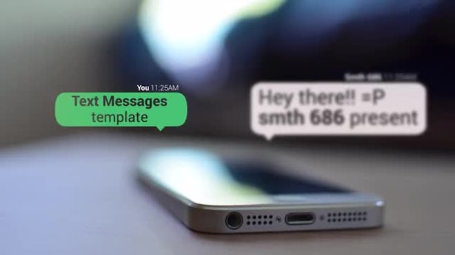 Text Messages - After Effects Templates | Motion Array