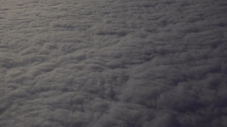 Flying Above Thick Dark Clouds: Stock Video