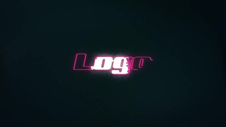 Modern Neon Logo: After Effects Templates