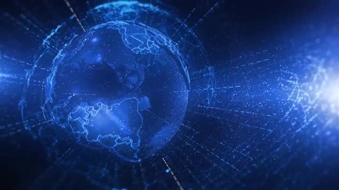 Tv News Earth Background - Stock Motion Graphics | Motion