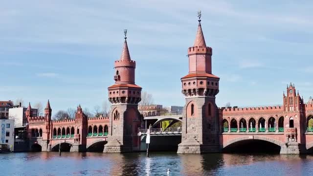 Berlin Germany City Hyperlapse: Stock Video