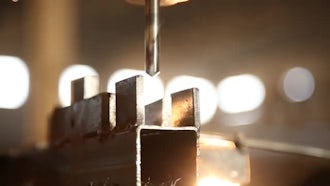 Drilling With A Drill: Stock Video