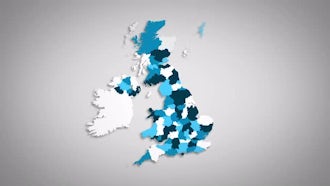 United Kingdom Counties Combine: Motion Graphics
