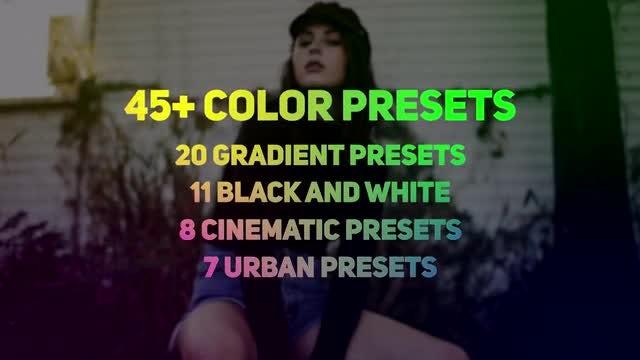Urban Gradient Color Presets: Premiere Pro Presets