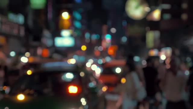 Night Life In Bangkok, Thailand: Stock Video