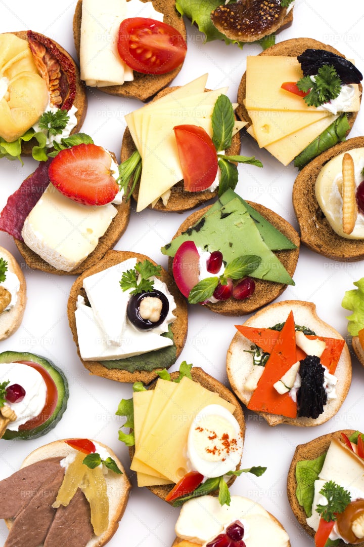 Canapes: Stock Photos