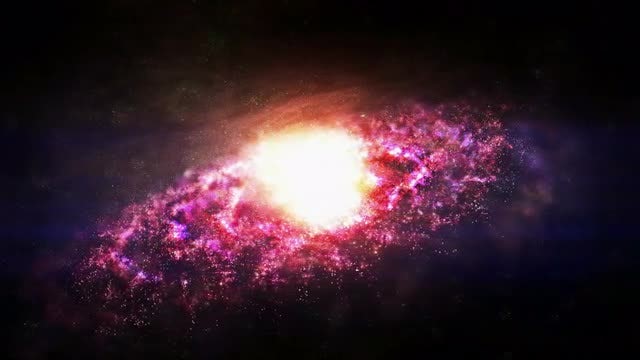 Galaxy Nebula Loop Animation : Stock Motion Graphics
