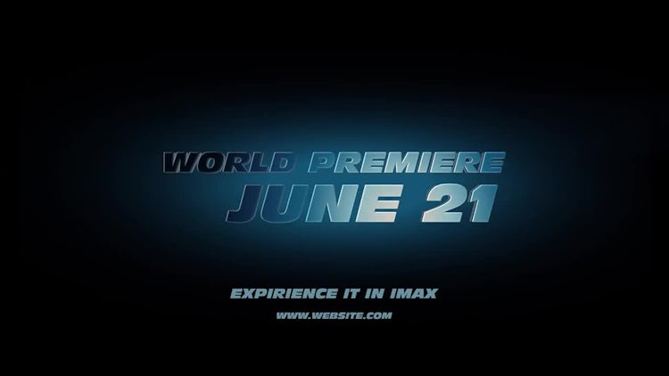 Racing Teaser Trailer: After Effects Templates