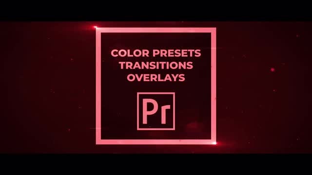 50 Pack: Color Presets, Transitions, Overlays: Premiere Pro Presets