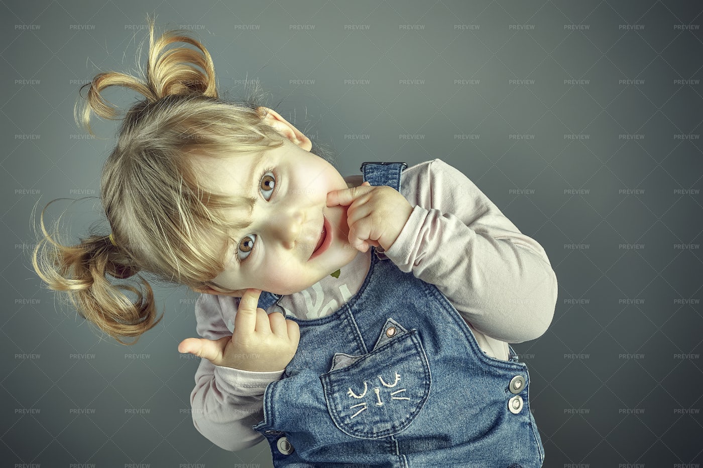 Happy Little Girl - Stock Photos | Motion Array